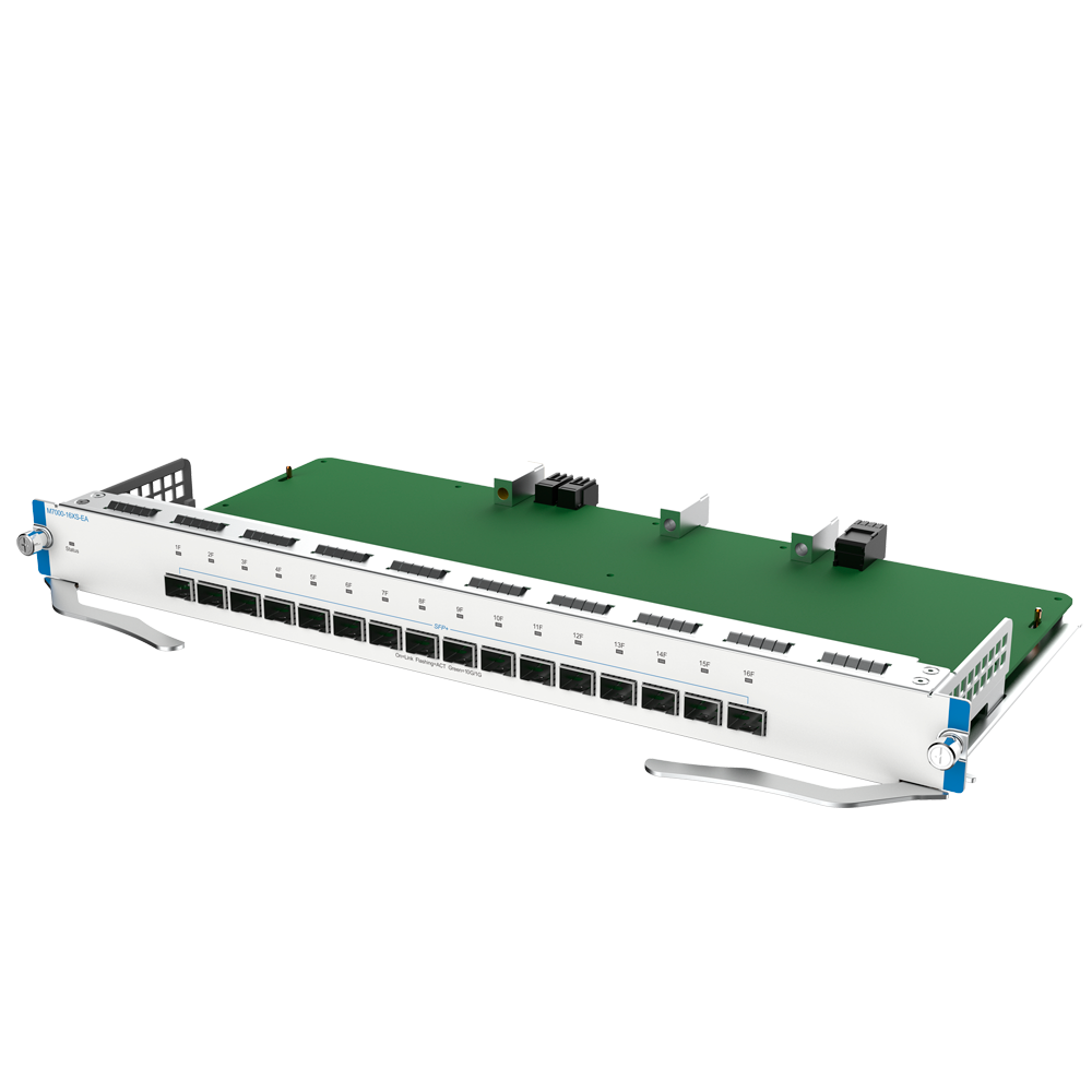REYEE RG-M7000-16XS-EA - Ruijie Reyee Tarjeta core 10G de máxima densidad - 16 ranuras puras de fibra óptica 10GE SFP+ centrales - Conectores ópticos tipo LC de baja latencia - Máxima capacidad de agregación para backbones - Soporte Hot-Swap completo para