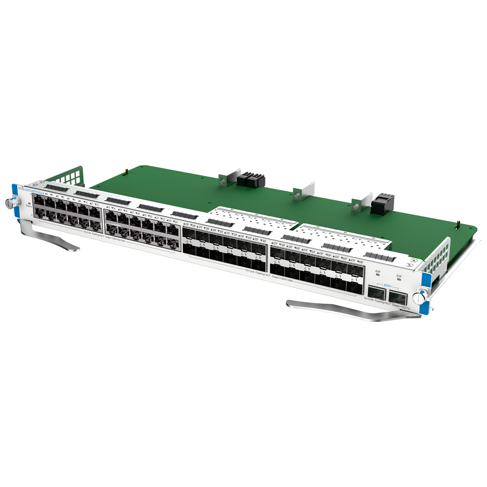 REYEE RG-M7000-24GT24SFP2XS-EA - Ruijie Reyee Tarjeta de línea híbrida para chasis - 24 puertos de cobre RJ45 Gigabit de alta velocidad - 24 ranuras independientes 1GE SFP de fibra óptica - 2 ranuras independientes de ultra velocidad 10G SFP+ - Versatilid