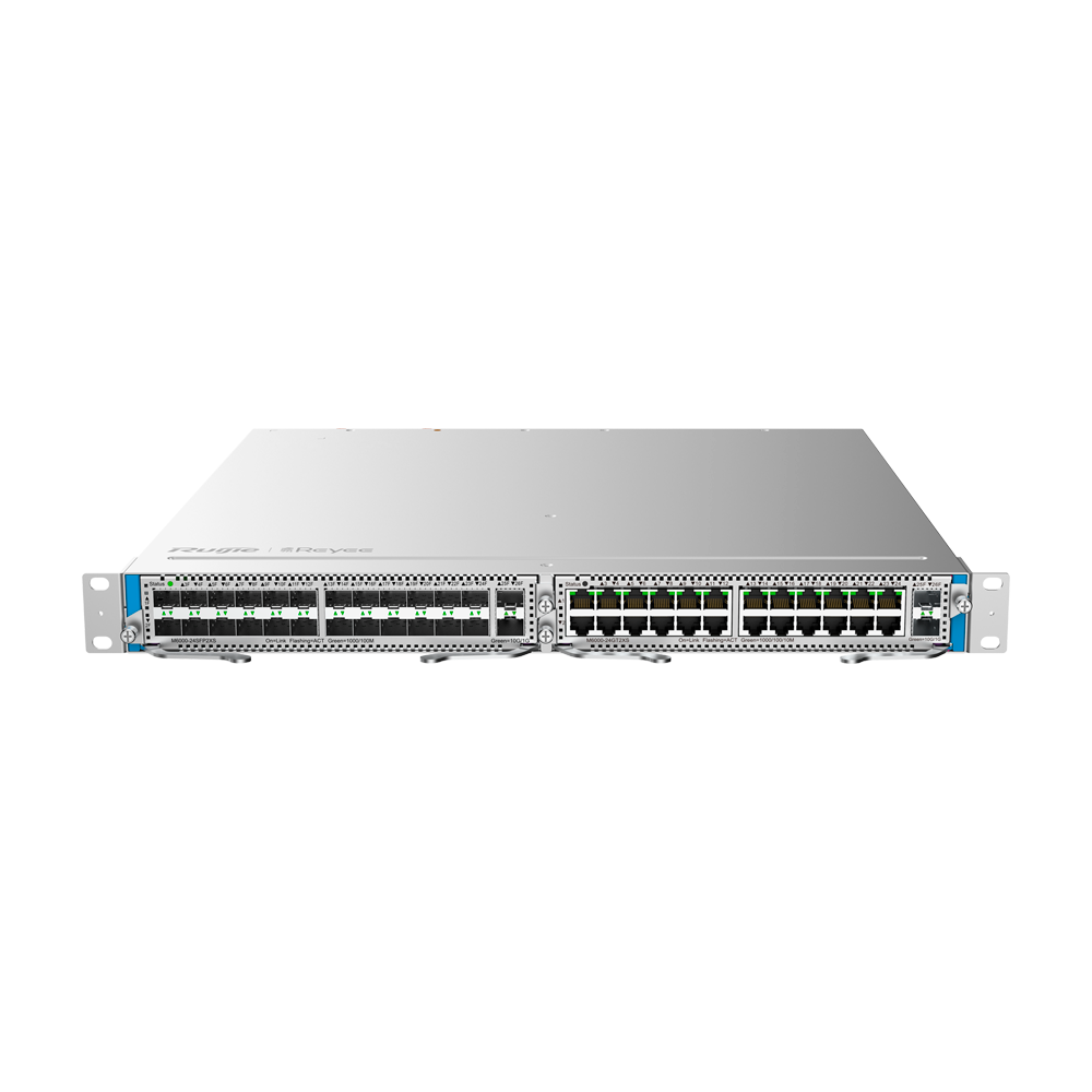 REYEE RG-NBS6002 - Ruijie Reyee Cloud Managed L3 Chassis Switch - Servidor DHCP e interconexión virtual VCS - Tabla de direcciones MAC de alta densidad de 32 K - Sistema de redundancia de firmware Dual Backup - Gestión en la nube Ruijie Cloud de por vida - imagen 1