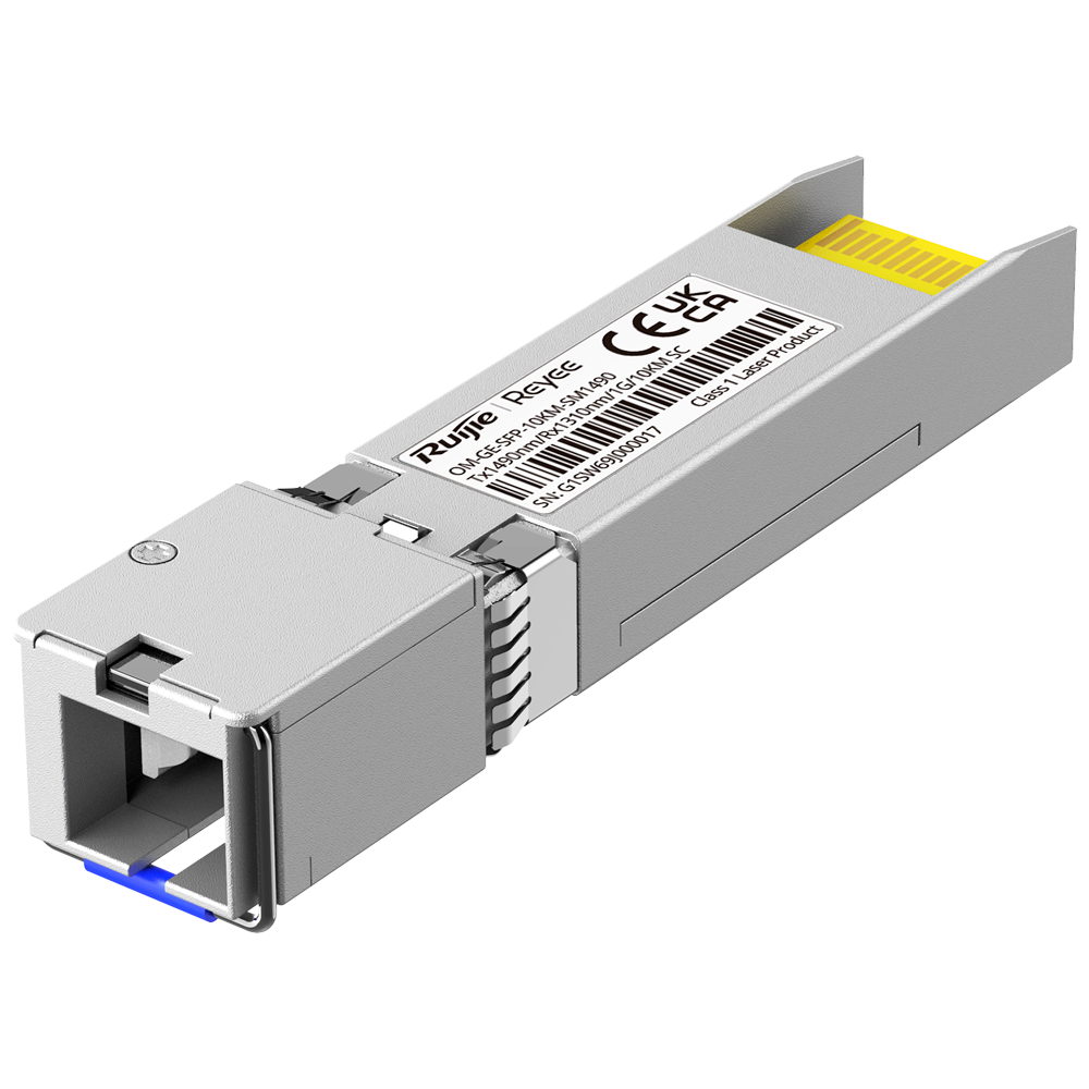 REYEE RG-OM-GE-SFP-10KM-SM1490 - Reyee Módulo transceptor e-Lighten - SFP Splitting PON - Conector SC - Tx 1480 nm a 1500 nm / Rx 1290 nm a 1330 nm - Máxima distancia 10 km - Velocidad 1Gb/s - imagen 1