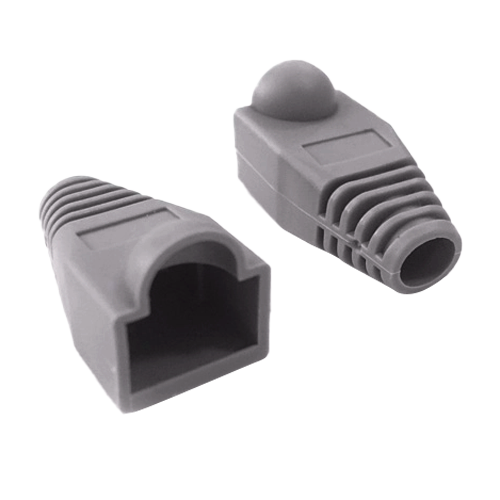 MARCA BLANCA RJ45-BOOTCAP-G - Funda protectora RJ45 - Compatible con cables UTP CAT6 y CAT5