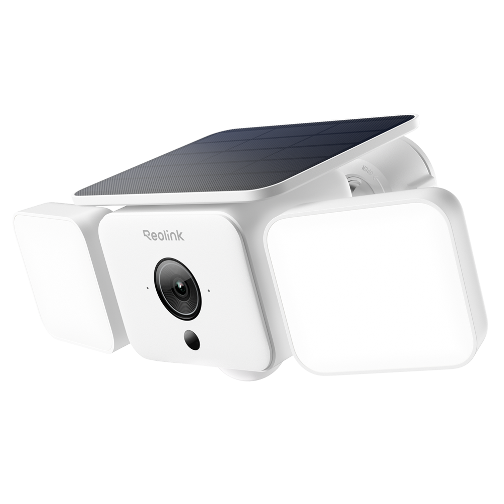 REOLINK RL-F-SERIES-F310B - Reolink Camara WiFi con Focos Series F310B - Resolución de alta definición 2K 4MP HD - Potentes focos LED regulables de 1000 lúmenes - Conectividad WiFi 6 de doble banda 2.4/5 GHz - Detección IA de personas, vehículos y animale