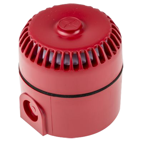 MARCA BLANCA ROLP-FIRE - Roshni LP - Sirena cableada para interior y exterior de incendios - Potencia de sonido 102 dB a 1 m - 32 tonos de alarma - Base alta para una instalación sencilla - Alimentación 24 VDC - imagen 1