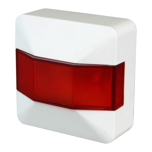 MARCA BLANCA SC01-LED - Maxfire - Piloto de indicación de acción con LED rojo - Especial para incendio - Plástico ABS blanco - Reducidas dimensiones