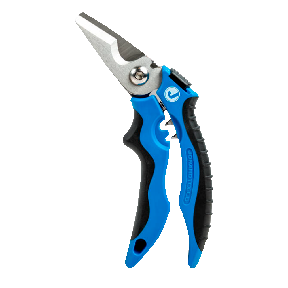 MARCA BLANCA SCISSORS-KW70 - Tijera multifuncional para corte - Cuchillas de acero inoxidable japonés 4034 - Corte de cables de cobre blando hasta 6 mm - Corte de alambres de metal blando hasta 2 mm - Crimpado de terminales para cables de 22~14 AWG - Afil - imagen 1