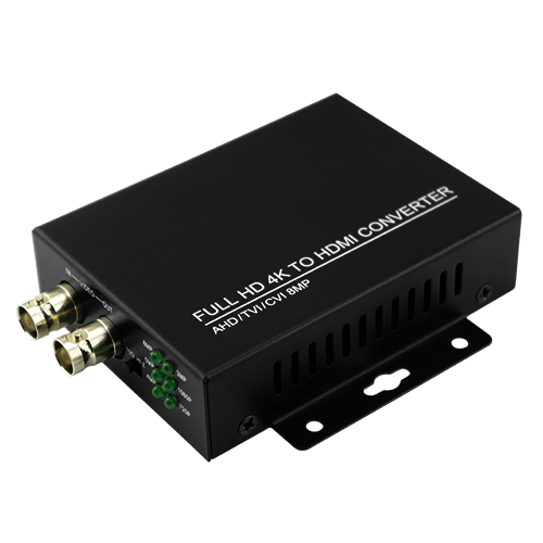 SAFIRE SF-BNC4K-HDMI - Convertidor BNC a HDMI - 1 entrada BNC - 1 salida HDMI 1080p - 1 salida BNC (loop con BNC in) - Resolución de salida 1080p - Resolución de entrada de vídeo hasta 8 Mpx - imagen 1