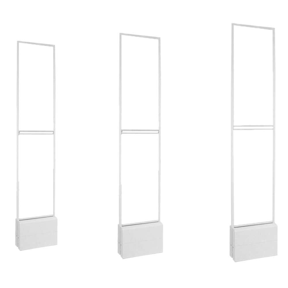 SAFIRE SF-EASGATE102-ACRYLIC-AM-2 - Antena antihurto EAS - Tecnología acustomagnética AM 58 kHz - 2 pasillos: maestra y dos esclavas - Conexión WiFi | Plug &amp; Play - Fabricada en acrílico transparente - Ajustes remotos con Cloud gratuito - imagen 1
