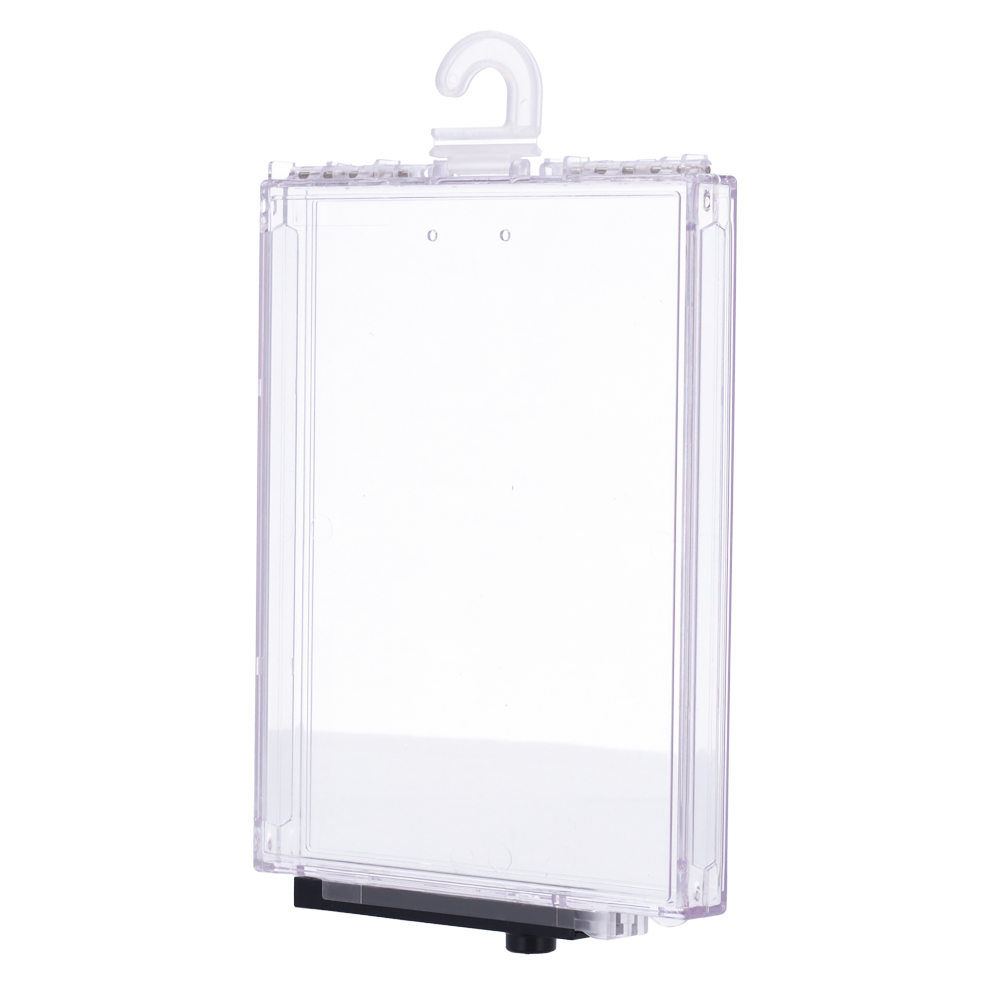 SAFIRE SF-EASSAFER102-AM - Protección electrónica antihurto EAS - AM 58 kHz | Desbloqueo magnético - Caja transparente de policarbonato - Medidas int.: 193 (An) x 147 (Al) x 17 (Fo) mm - Medidas ext.: 219 (An) x 152 (Al) x 20 (Fo) mm - Compatible con ante - imagen 1