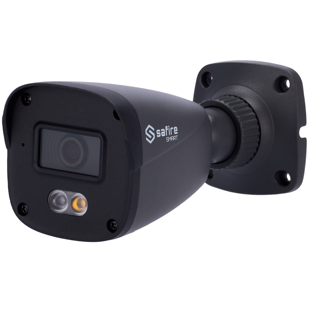 SAFIRE SMART SF-IPB070A-4B1-DL-GREY - Cámara Bullet IP gama B1 - Resolución 4 Mpx (2566x1440) - Lente 2.8 mm | Micrófono | DL 50m - Clasificación de humano - Grado de protección IP67 - PoE (IEEE802.3af) - imagen 1