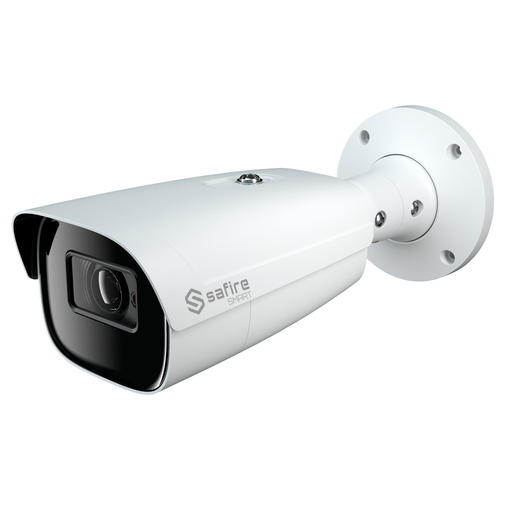 SAFIRE SMART SF-IPB585ZA-4LPR-0832 - Safire Smart - Cámara Bullet IP gama LPR - Resolución 4 Megapíxel (2592x1520) - Lente Motorizada 8-32 mm | Audio | IR 100m - Reconocimiento de matrículas / Gestión de listas - Impermeabilidad IP67 | PoE (IEEE802.3af) | - imagen 1