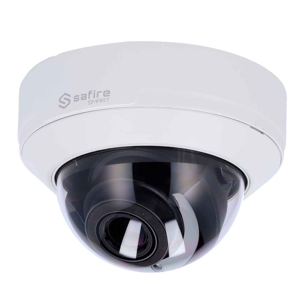 SAFIRE SMART SF-IPD540ZA-8I2 - Safire Smart - Cámara Domo IP gama I2 AI Avanzado - Resolución 8 Megapíxel (3840x2160) - Lente Motorizada 2.8-12 mm | Audio | IR 50m - AI Avanzado: Metadatos de vídeo y Detecc Facial - Impermeabilidad IP67 &amp; IK10 | PoE ( - imagen 1