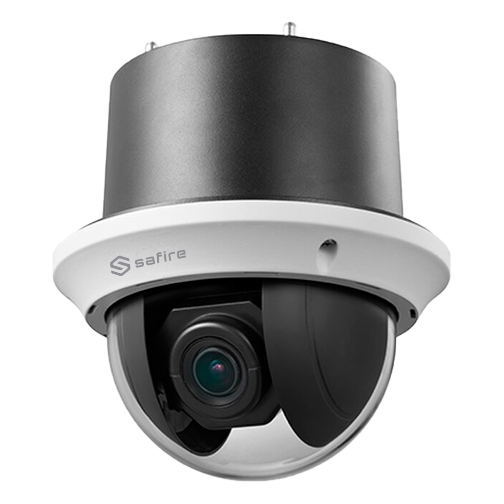SAFIRE SF-IPSD6525A-2P - Cámara motorizada IP Ultra Low Light 2 Megapixel - 1/2.8” Progressive Scan CMOS - Compresión H.265+/ H.265 / H.264+/ H.264 - Lente 4.8~120 mm (25X) Auto Iris - Audio | Alarmas | IP66 - Smart Tracking: Autotracking y por evento - imagen 1