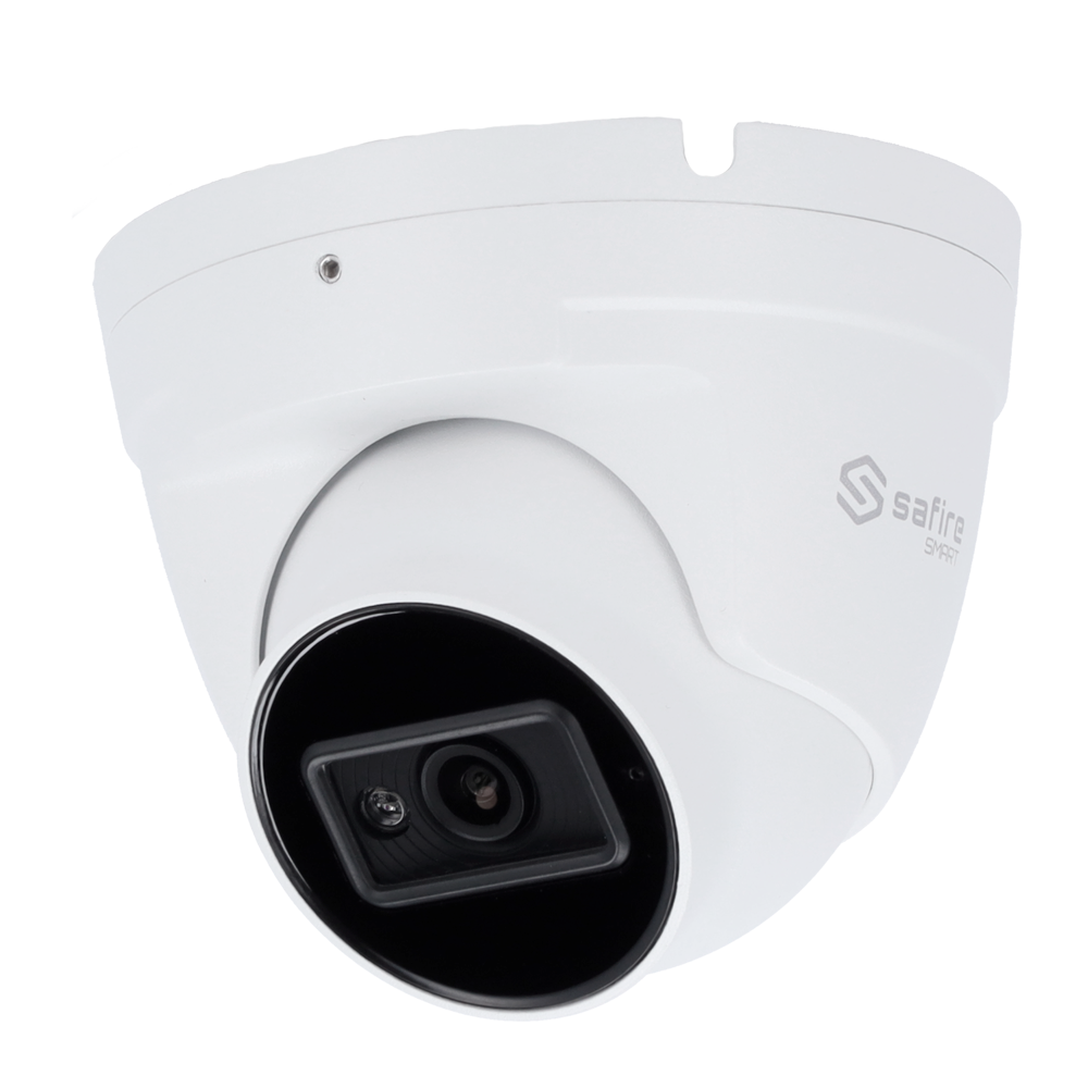 SAFIRE SMART SF-IPT020A-8I2 - Safire Smart - Cámara Domo IP gama I2 AI Avanzado - Resolución 8 Megapíxel (3840x2160) - Lente 2.8 mm | Audio | IR 30m | MIC - AI Avanzado: Metadatos de vídeo y Detecc. Facial - Impermeabilidad IP67 | PoE (IEEE802.3af) - imagen 1