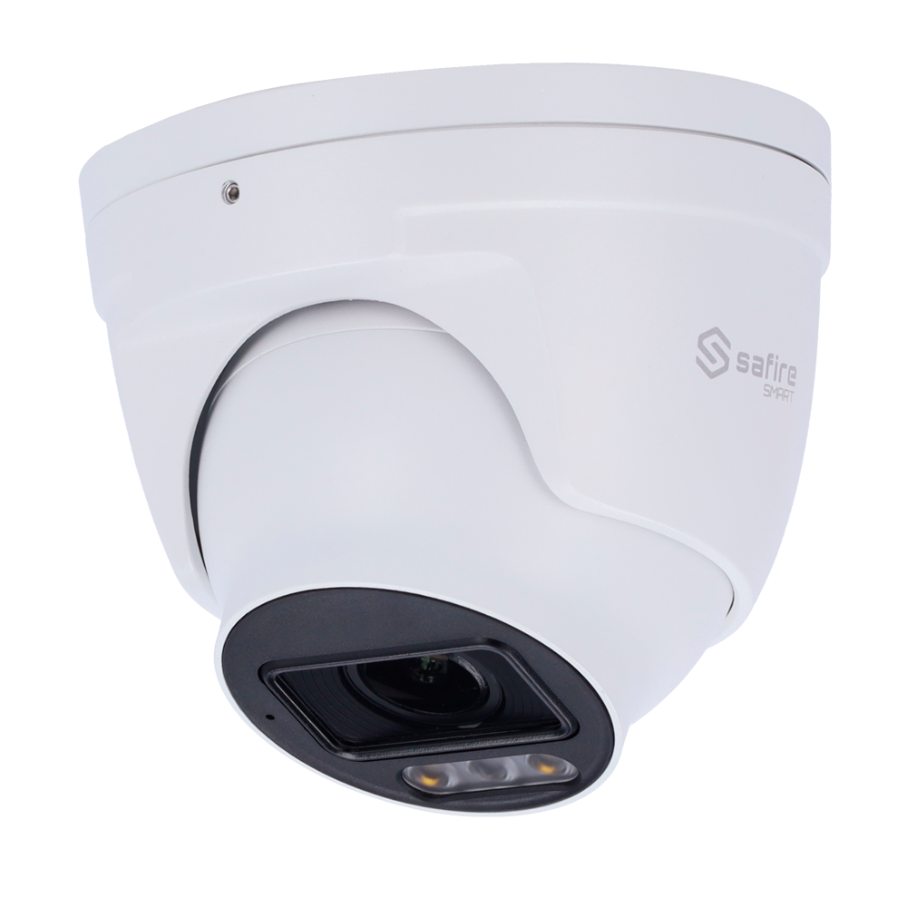 SAFIRE SMART SF-IPT511ZA-6E1-DL - Safire Smart - Cámara Turret IP gama E1 Inteligencia Artificial - Resolución 6 Megapixel (3200×1800) | Audio IN - Lente 2.8~12mm Motorizada | IR y Luz Blanca 50m - AI: Clasificación de humano y vehículo - Impermeabilidad - imagen 1