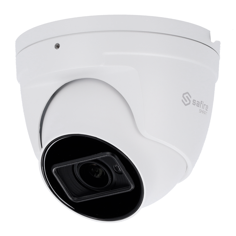 SAFIRE SMART SF-IPT520ZA-4I1 - Safire Smart - Cámara Turret IP gama I1 AI Avanzado - Resolución 4 Megapíxel (2592x1520) - Lente Motorizada 2.8~12mm | Micrófono | IR 50m - AI Avanzada:Perimetral, Facial, Conteo,Metadatos - Impermeabilidad IP67 | PoE (IEEE8 - imagen 1
