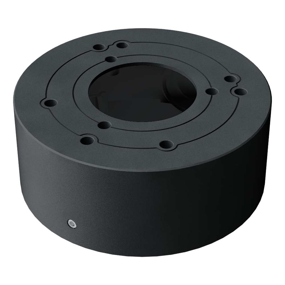 SAFIRE SMART SF-JBOX-0104-GREY - Caja de conexiones Safire Smart - Para cámaras domo - Apto para interior - Instalación en techo o pared - 38.8 (Al) x 96 (Ø) mm - Pasador de cables