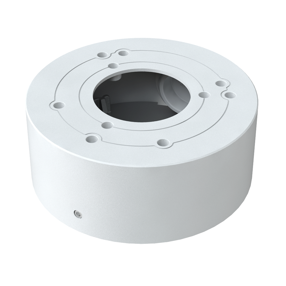 SAFIRE SMART SF-JBOX-0104 - Caja de conexiones Safire Smart - Para cámaras domo - Apto para interior - Instalación en techo o pared - 38.8 (Al) x 96 (Ø) mm - Pasador de cables