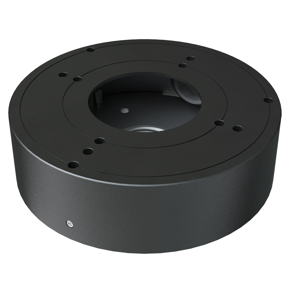 SAFIRE SMART SF-JBOX-0106-GREY - Caja de conexiones Safire Smart - Para cámaras domo - Instalación en techo o pared - Diámetro de la base 132 mm - Pasador de cables - 38.8 (Al) x 132 (Ø) mm