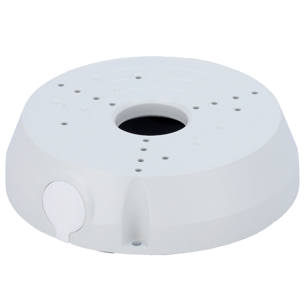 SAFIRE SMART SF-JBOX-0205 - Caja de conexiones Safire Smart - Para cámaras domo - Apto para uso exterior IP65 - Instalación en techo o pared - 40 (Al) x 154.5 (Ø) mm - Pasador de cables - imagen 1
