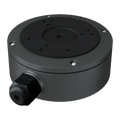 SAFIRE SMART SF-JBOX-0301-GREY - Caja de conexiones Safire Smart - Para cámaras domo - Apto para uso exterior IP66 - Instalación en techo o pared - 46.5 (Al) x 117.9 (Ø) x 143.3 (Fo) mm - Pasador de cables