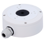 SAFIRE SMART SF-JBOX-0301 - Caja de conexiones Safire Smart - Para cámaras domo - Apto para uso exterior IP66 - Instalación en techo o pared - 46.5 (Al) x 117.9 (Ø) x 143.3 (Fo) mm - Pasador de cables - imagen 1