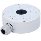 SAFIRE SMART SF-JBOX-0302 - Caja de conexiones Safire Smart - Para cámaras domo - Apto para uso exterior IP66 - Instalación en techo o pared - 50 (Al) x 139.3 (Ø) x 171.6 (Fo) mm - Pasador de cables - imagen 1