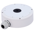 SAFIRE SMART SF-JBOX-0303 - Caja de conexiones Safire Smart - Para cámaras domo - Apto para uso exterior IP66 - Instalación en techo o pared - 50 (Al) x 155.4 (Ø) x 188 (Fo) mm - Pasador de cables - imagen 1