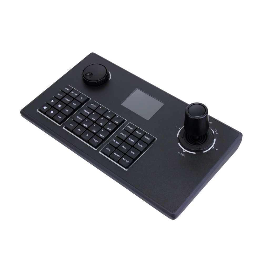 SAFIRE SMART SF-KB12-NT - Teclado IP Safire Smart - Doble interfaz: directo o red - Pantalla LCD TFT | Joystick 4 axis - Red por IP con conector RJ45 - Compatible con cámaras ONVIF - Captura de imágenes en local por USB - imagen 1