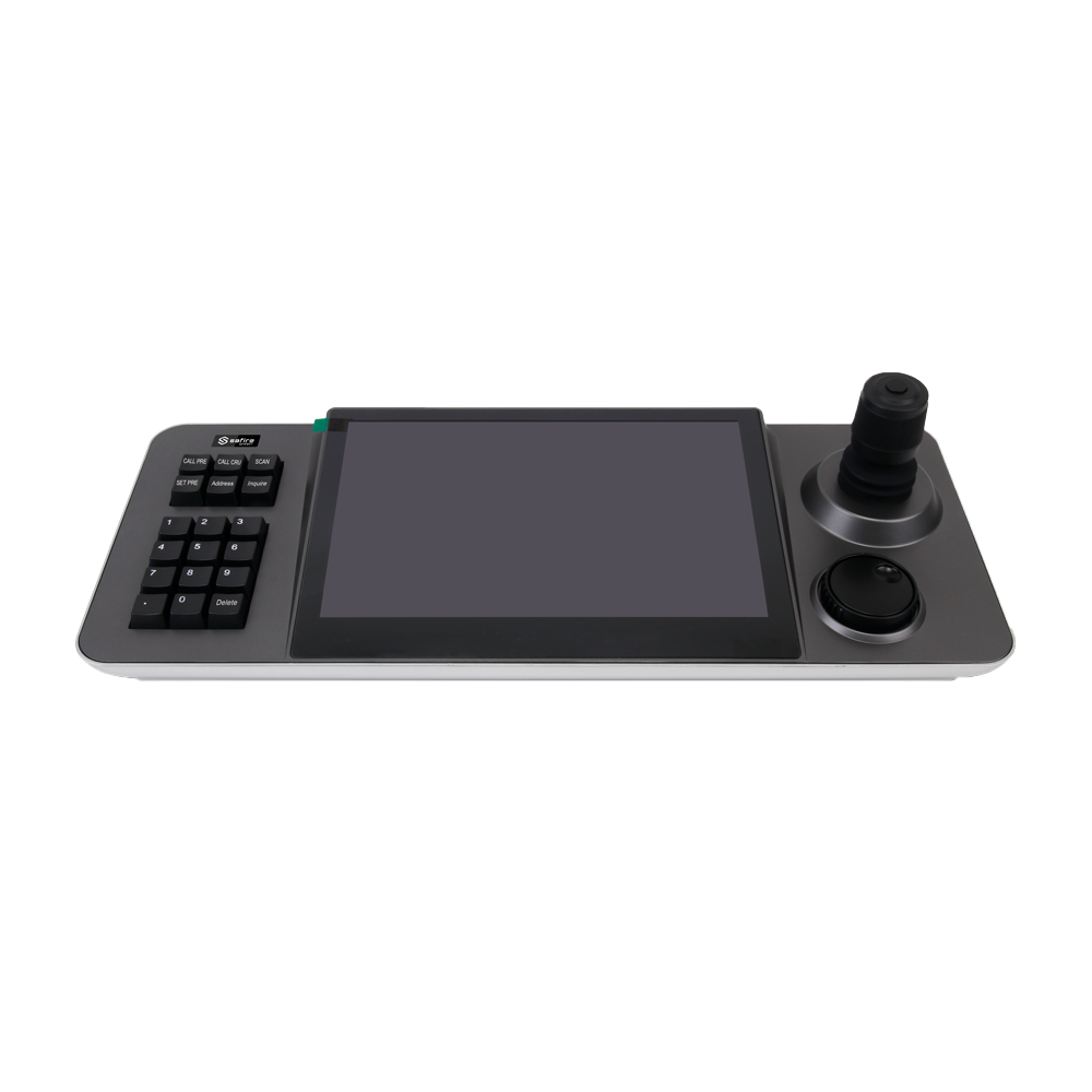 SAFIRE SMART SF-KB23-NT - Teclado IP Safire Smart - Doble interfaz: directo o red - Pantalla LCD TFT 10.1" - Red por IP con conector RJ45 - Joystick 4 axis - Captura de imágenes en local por USB