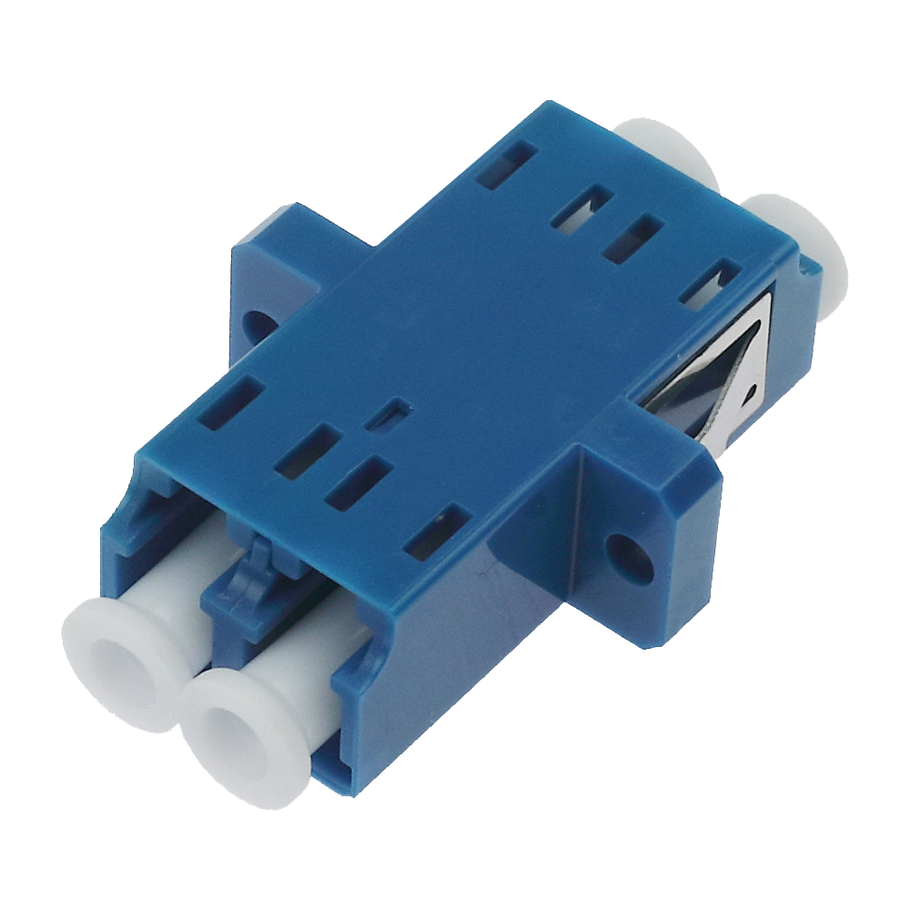 MARCA BLANCA SF-LC-DX-FLA - Adaptador de fibra óptica tipo LC - Configuración dúplex (para 2 fibras) - Diseño con pestaña larga (long flange) - Fijación robusta en paneles de parcheo - Alineación de precisión para baja pérdida - Cuerpo resistente de alta - imagen 1