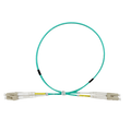 SAFIRE SF-LC-UPC-LC-UPC-OM4-DX-3M-A - Cable de conexión de fibra óptica - Fibra multimodo OM4 de alta velocidad - Conectores LC UPC en formato dúplex - Longitud exacta de 3 metros - Cubierta exterior LSZH segura - Compatibilidad de uso genérica - imagen 1