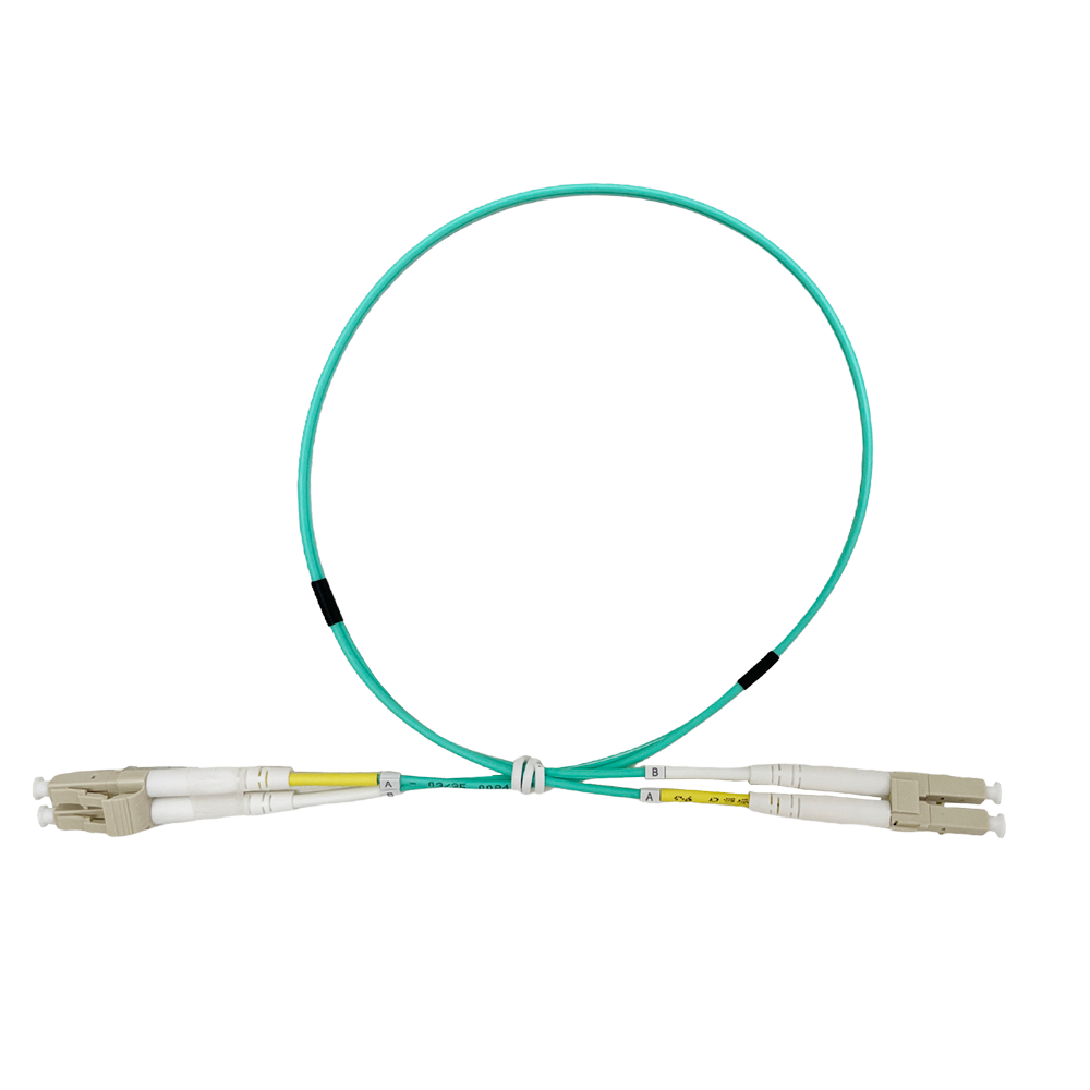 SAFIRE SF-LC-UPC-LC-UPC-OM4-DX-3M-A - Cable de conexión de fibra óptica - Fibra multimodo OM4 de alta velocidad - Conectores LC UPC en formato dúplex - Longitud exacta de 3 metros - Cubierta exterior LSZH segura - Compatibilidad de uso genérica - imagen 1