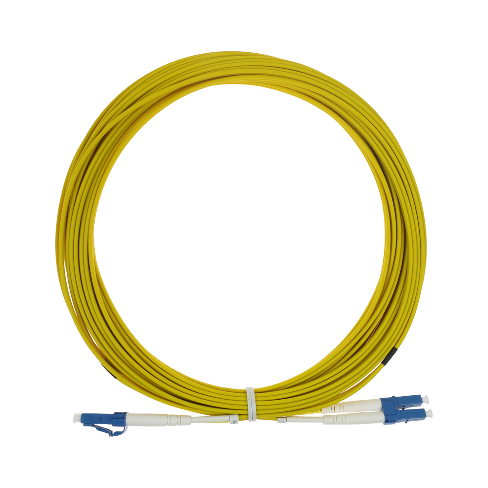 SAFIRE SF-LC-UPC-LC-UPC-SM-DX-10M - Cable de conexión de fibra óptica - Fibra monomodo G657A2 de alto rendimiento - Conectores LC UPC en formato dúplex - Longitud exacta de 10 metros - Cubierta exterior LSZH segura - Compatibilidad de uso genérica - imagen 1