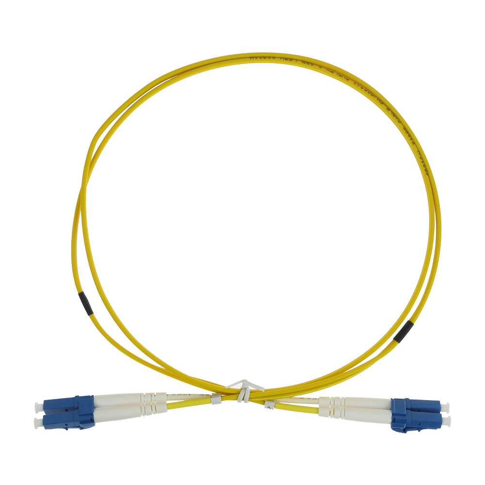 SAFIRE SF-LC-UPC-LC-UPC-SM-DX-1M - Cable de conexión de fibra óptica - Fibra monomodo G657A2 de alto rendimiento - Conectores LC UPC en formato dúplex - Longitud exacta de 1 metro - Cubierta exterior LSZH segura - Compatibilidad de uso genérica - imagen 1