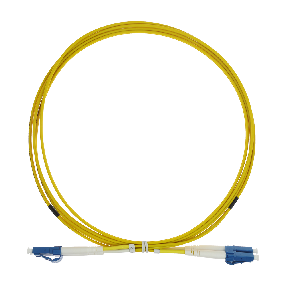 SAFIRE SF-LC-UPC-LC-UPC-SM-DX-2M - Cable de conexión de fibra óptica - Fibra monomodo G657A2 de alto rendimiento - Conectores LC UPC en formato dúplex - Longitud exacta de 2 metros - Cubierta exterior LSZH segura - Compatibilidad de uso genérica - imagen 1