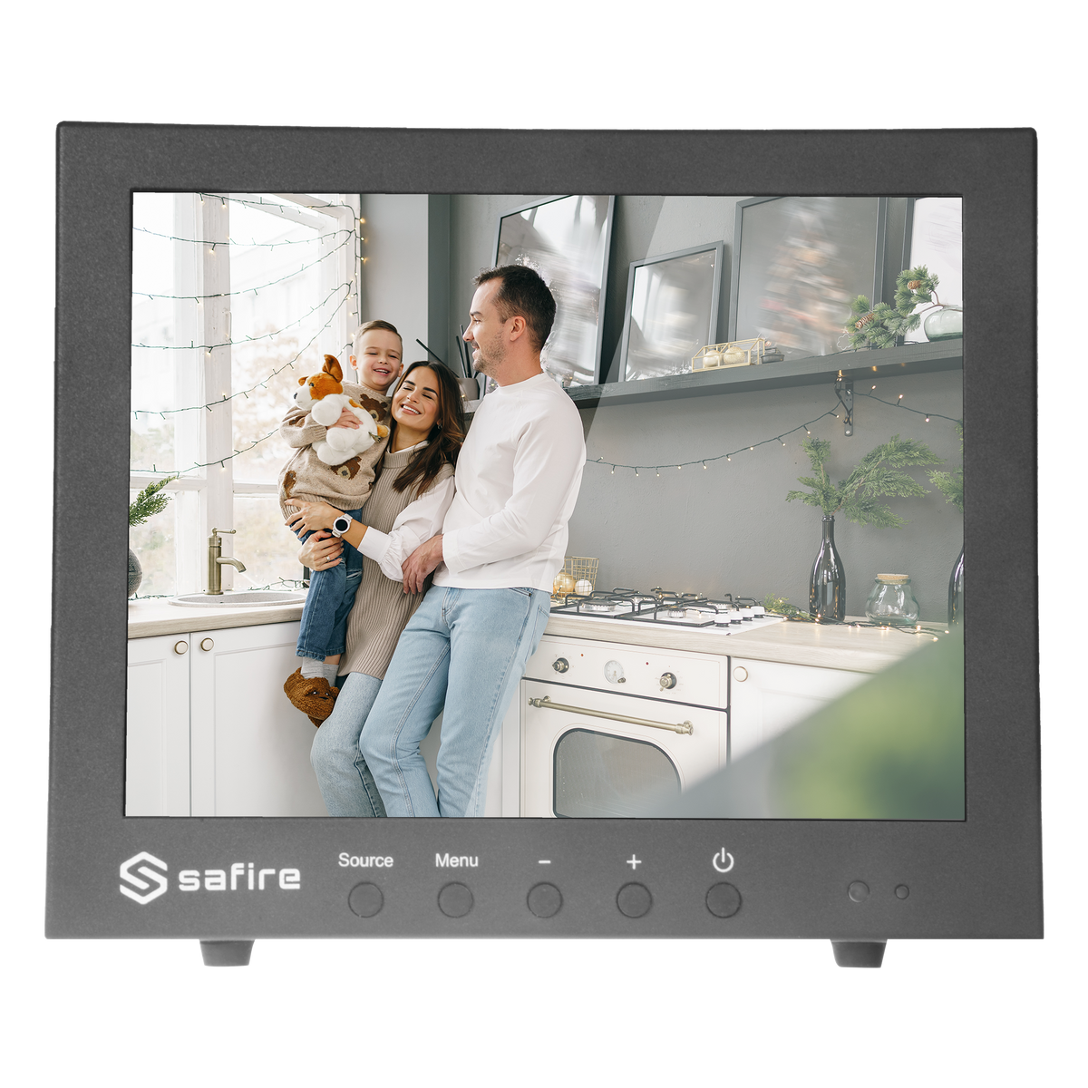 SAFIRE SF-MNT10BNC-XGA - Monitor 10" - Resolución XGA - Refresco 60 / 75 Hz - Contraste 800:1 - Tiempo de respuesta 12 ms - BNC - CVBS - imagen 1