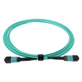 SAFIRE SF-MPO-UPC-5M - Cable troncal MPO de 12 fibras de alta densidad - Fibra multimodo OM4 Elite de baja pérdida - Conectores MPO hembra a hembra con pulido UPC - Polaridad Tipo B para conexiones 40G/100G - Longitud de 5 metros y grosor robusto de 3.0 m - imagen 1