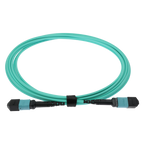 SAFIRE SF-MPO-UPC-5M - Cable troncal MPO de 12 fibras de alta densidad - Fibra multimodo OM4 Elite de baja pérdida - Conectores MPO hembra a hembra con pulido UPC - Polaridad Tipo B para conexiones 40G/100G - Longitud de 5 metros y grosor robusto de 3.0 m - imagen 1