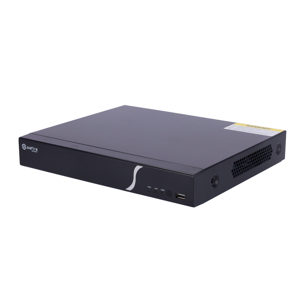 SAFIRE SMART SF-NVR3104-B1 - Safire Smart - Grabador NVR para cámaras IP gama B1 - 4 CH vídeo / Compresión H.265 - Resolución hasta 8Mpx / Ancho de banda 40Mbps - Salida HDMI 4K y VGA / 1HDD - Soporta eventos VCA de cámaras IP / Función POS - imagen 1