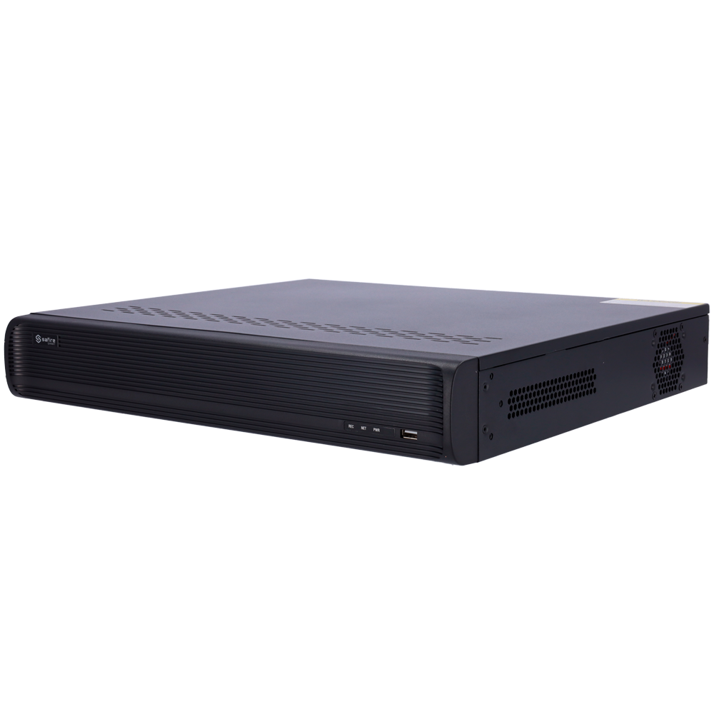 SAFIRE SMART SF-NVR8432A-16P-B2 - Safire Smart - Grabador NVR para cámaras IP gama B2 - 32CH vídeo / PoE 16CH / H.265+ / 4HDD - Resolución hasta 12Mpx / Ancho de banda 320Mbps - Reconocimiento facial / Búsqueda inteligente - HDMI 4K, HDMI FullHD y VGA / D - imagen 1