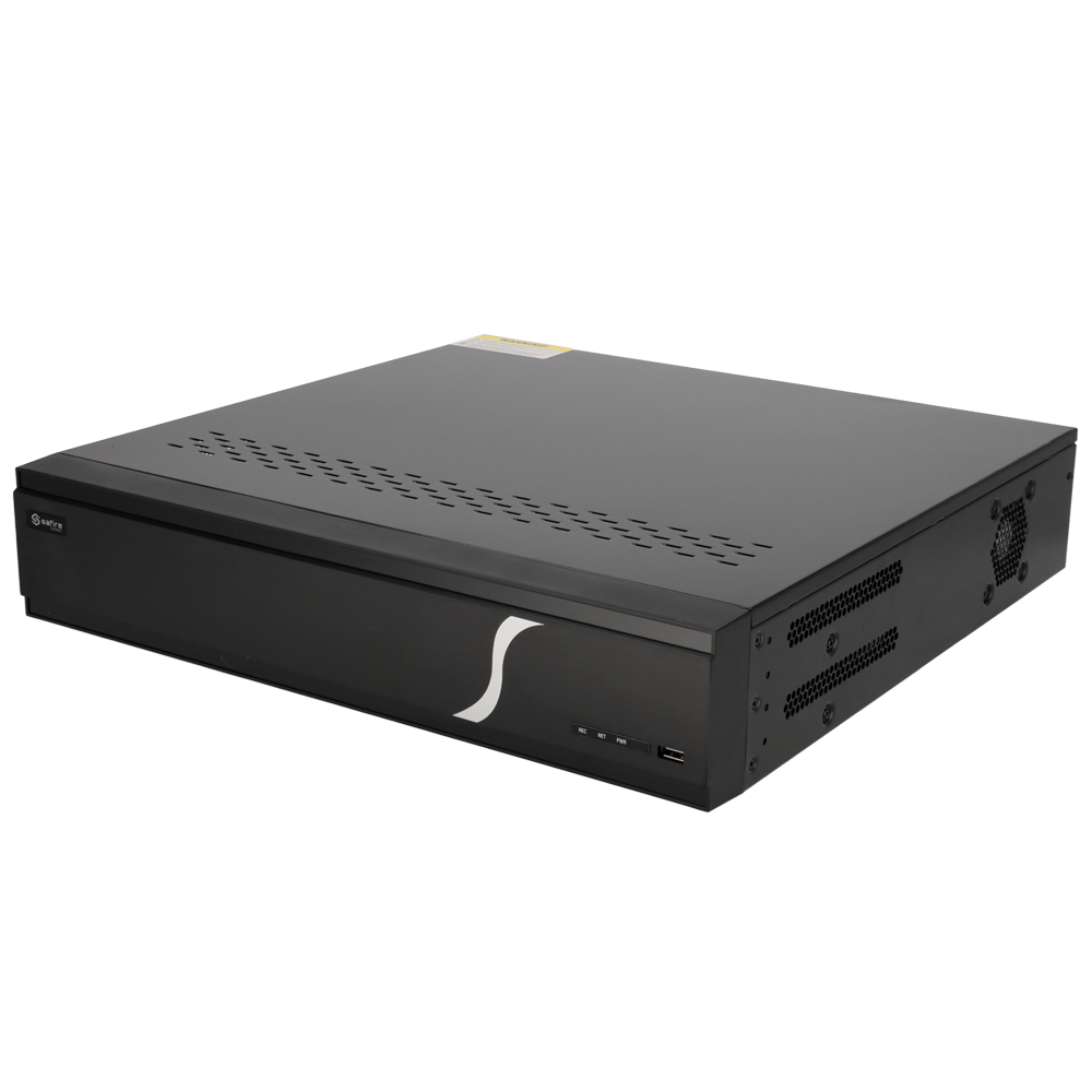 SAFIRE SMART SF-NVR8832A-16P-B2 - Safire Smart - Grabador NVR para cámaras IP gama B2 - 32CH (16 Puertos PoE) / Compresión H.265S / 8HDD - Resolución hasta 12Mpx / Ancho de banda 192Mbps - HDMI 4K, HDMI FullHD y VGA / Dewarping Fisheye - Reconocimiento fa - imagen 1