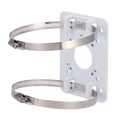 SAFIRE SMART SF-PBRACKET-0502 - Soporte para mástiles/farolas Safire Smart - Para cámaras domo motorizadas - Rango diámetro 80~140 mm - Fabricando en ADC12 - Color blanco - 140 (Al) x 104 (An) x 19 (Fo) mm - imagen 1