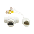 SAFIRE SF-POE-DUAL-SINGLE-RJ45 - Duplicador PoE Safire. - Soporta el estándar básico IEEE 802.3af/at. - Permite enviar dos señales PoE por un solo cable. - Kit compuesto por un módulo síntesis y separación. - Transferencia de datos a velocidad de 10/100M - imagen 1