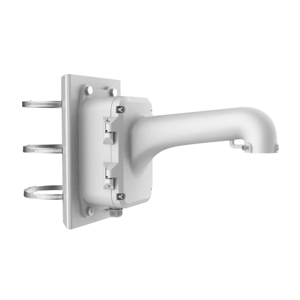 SAFIRE SMART SF-POLEJBOX-0312 - Soporte para mástiles/farolas Safire Smart - Para cámaras domo motorizadas - Incluye la caja de conexión - 300 (Al) x 171 (An) x 450 (Fo) mm - Diámetro de la unión con la cámara 48 mm - Apto para uso en exterior