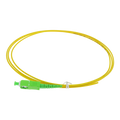 SAFIRE SF-SC-APC-OS2-0015M-D20-Y - Pigtail de fibra óptica simplex - Fibra monomodo G657A2 de alto rendimiento - Conector SC con pulido APC - Grosor de cable estándar de 2.0 mm - Longitud exacta de 1.5 metros - Cubierta exterior LSZH color amarillo - imagen 1