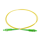 SAFIRE SF-SC-APC-SC-APC-SM-SX-1M - Cable de conexión de fibra óptica - Fibra monomodo G657A2 de alto rendimiento - Conectores SC APC en formato simplex - Longitud exacta de 1 metro - Cubierta exterior LSZH segura - Compatibilidad de uso genérica - imagen 1