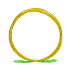 SAFIRE SF-SC-APC-SC-APC-SM-SX-5M - Cable de conexión de fibra óptica - Fibra monomodo G657A2 de alto rendimiento - Conectores SC APC en formato simplex - Longitud exacta de 5 metros - Cubierta exterior LSZH segura - Compatibilidad de uso genérica - imagen 1