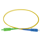 SAFIRE SF-SC-APC-SC-UPC-SM-SX-1M - Cable de conexión de fibra óptica simplex - Fibra monomodo G657A2 de alto rendimiento - Conectores híbridos SC APC y SC UPC - Longitud exacta de 1 metro - Cubierta exterior LSZH segura contra incendios - Compatibilidad d - imagen 1