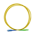 SAFIRE SF-SC-APC-SC-UPC-SM-SX-3M - Cable de conexión de fibra óptica simplex - Fibra monomodo G657A2 de alto rendimiento - Conectores híbridos SC APC y SC UPC - Longitud exacta de 3 metros - Cubierta exterior LSZH segura contra incendios - Compatibilidad - imagen 1