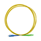 SAFIRE SF-SC-APC-SC-UPC-SM-SX-3M - Cable de conexión de fibra óptica simplex - Fibra monomodo G657A2 de alto rendimiento - Conectores híbridos SC APC y SC UPC - Longitud exacta de 3 metros - Cubierta exterior LSZH segura contra incendios - Compatibilidad - imagen 1